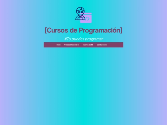 ACTIVIDAD 3 - CURSOS screenshot