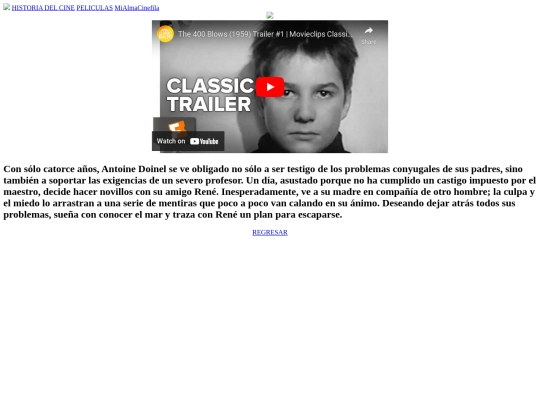 Viendo Cine/The400Blows screenshot