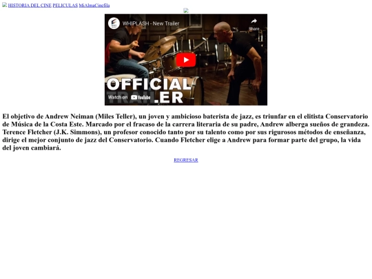 Viendo Cine/Whiplash screenshot