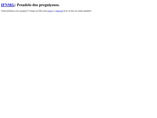 atividade04/ifnmgmec screenshot