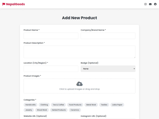 add-product screenshot