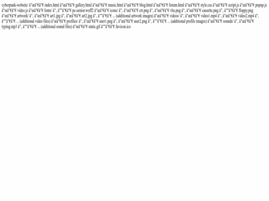 index screenshot