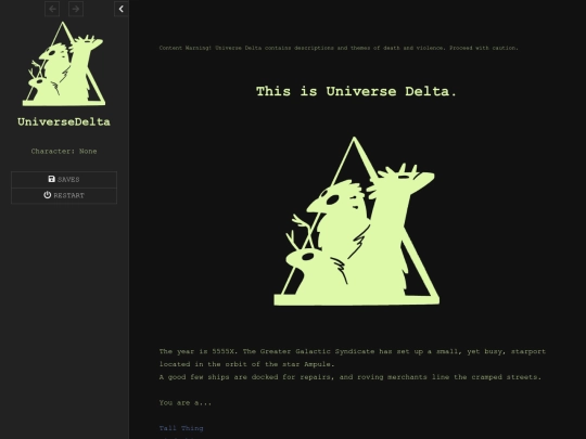 UniverseDelta screenshot
