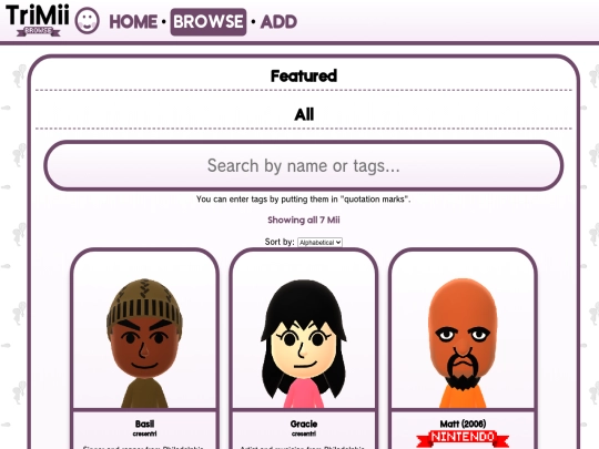mii/browsexp screenshot