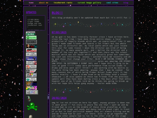 blog screenshot