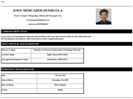 index screenshot