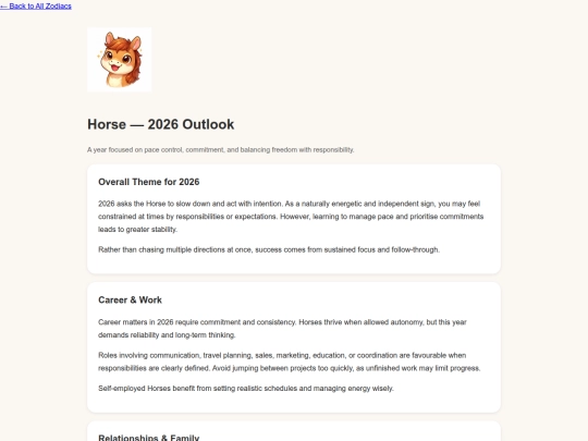 horse screenshot