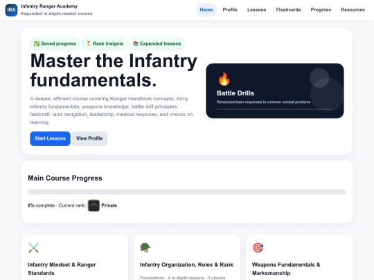 infantry_ranger_academy_expanded_in_depth screenshot