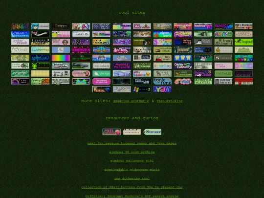 links screenshot