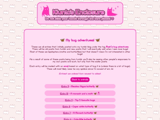 animals/bugs/page/1 screenshot