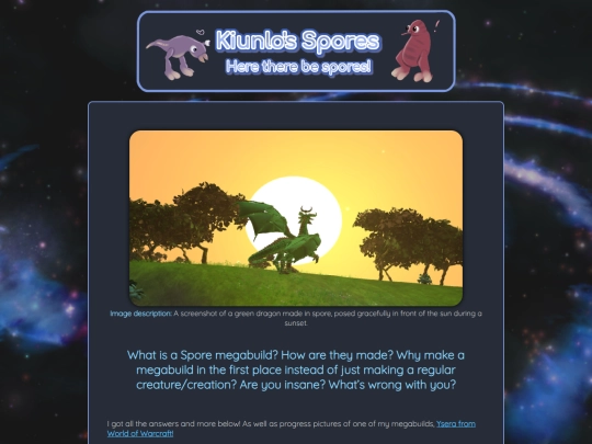 artarena/spore/megabuilds screenshot