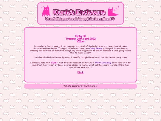 birdblog/entry/10 screenshot