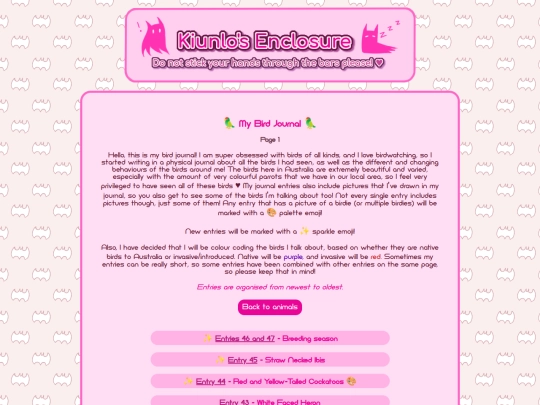 birdblog/page/1 screenshot