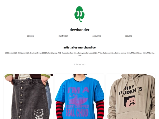 merch screenshot