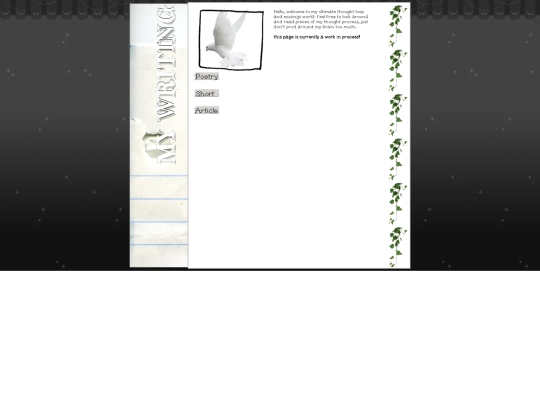 writing screenshot