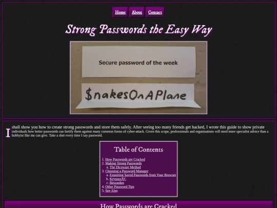 passwords screenshot