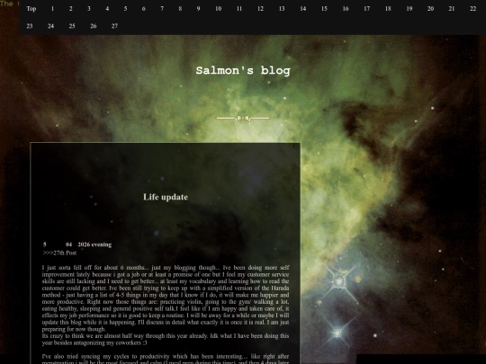 blog screenshot