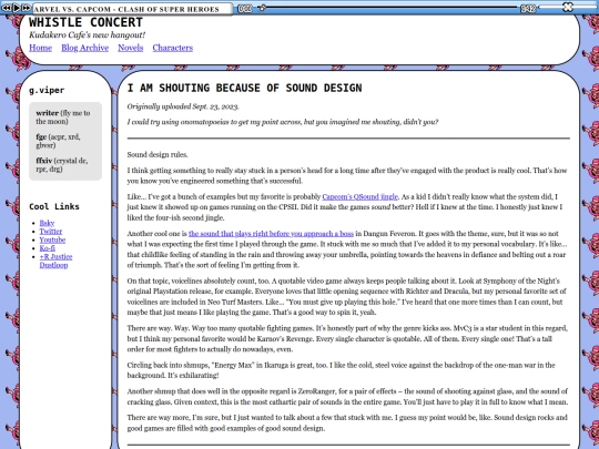 blog archive/blog-9-23-23-i-am-shouting-because-of-sound-design screenshot