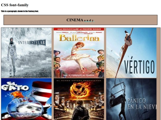 cinema screenshot