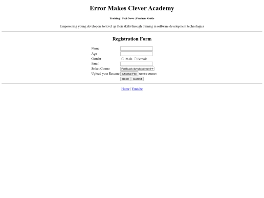 EMC darsh/register screenshot