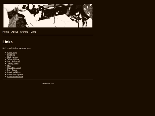 links screenshot