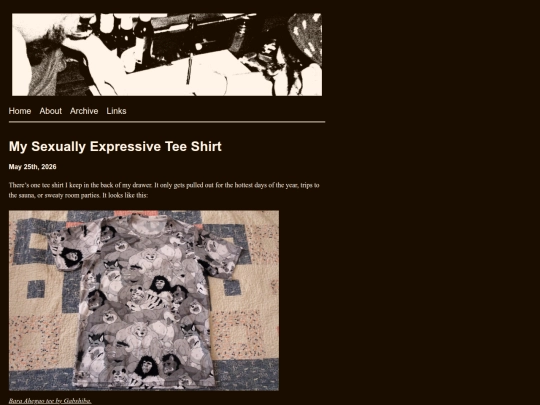 posts/2026-05-25-My-Sexually-Expressive-Tee-Shirt screenshot