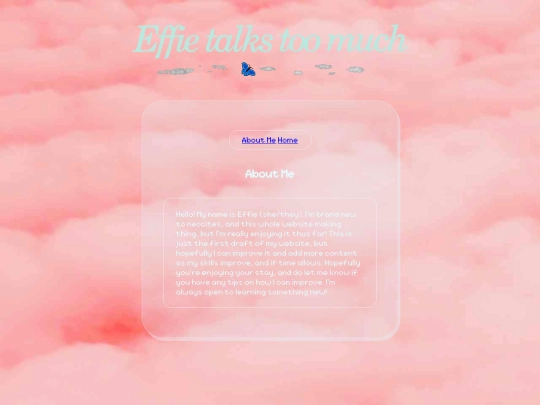 aboutme screenshot