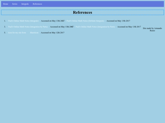 references screenshot