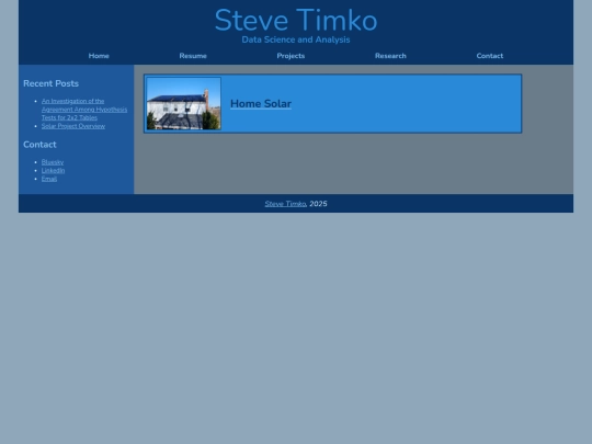 projects screenshot