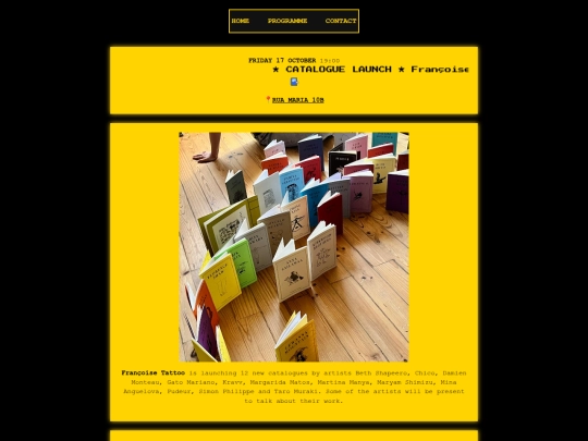 event_pages/catalogue-francoise screenshot
