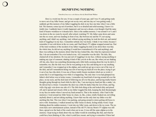 signifyingnothing screenshot