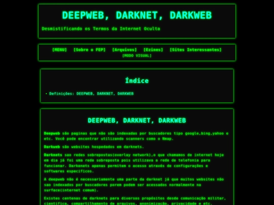 arquivos/deepweb screenshot