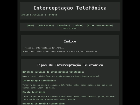 arquivos/direito/interceptacaotelefonica screenshot