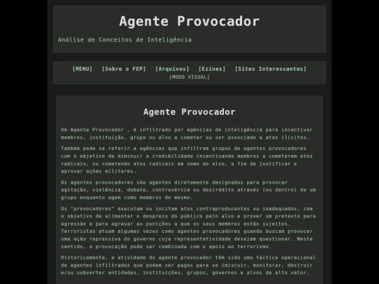 arquivos/intel/agenteprovocador screenshot
