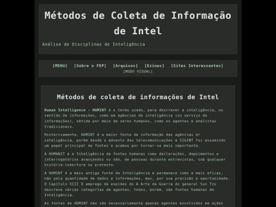 arquivos/intel/metodosdecoletadeinfo screenshot
