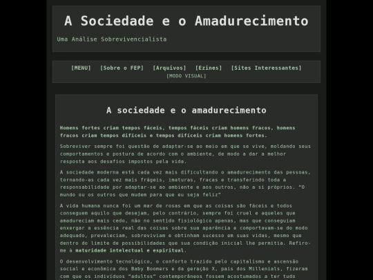 arquivos/sobrevivencialismo/sociedadeeoamadurecimento screenshot