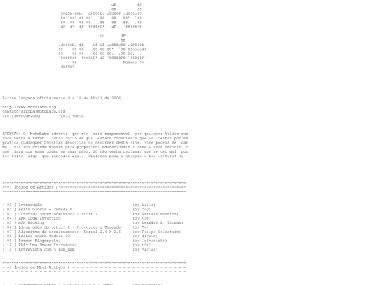 ezines/motd/motd4 screenshot