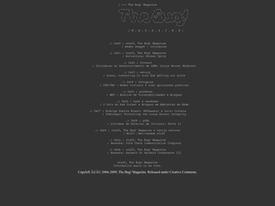 ezines/thebugmagazine/thebugmagazine-2 screenshot