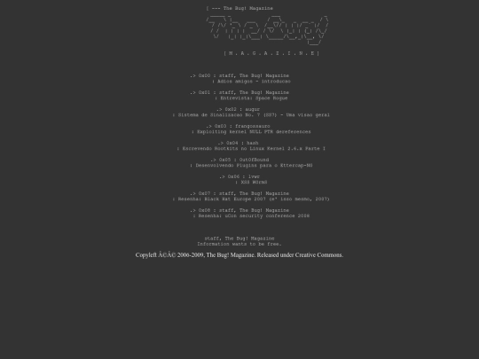 ezines/thebugmagazine/thebugmagazine-3 screenshot