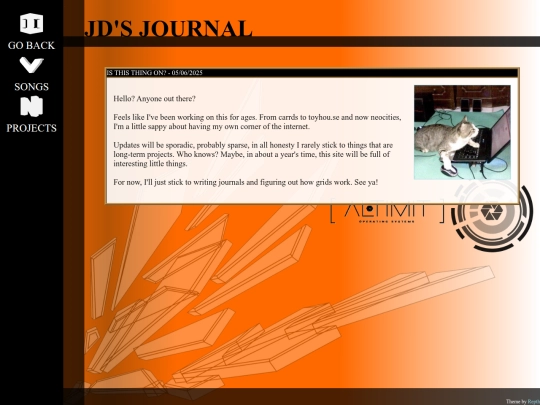 blogh screenshot