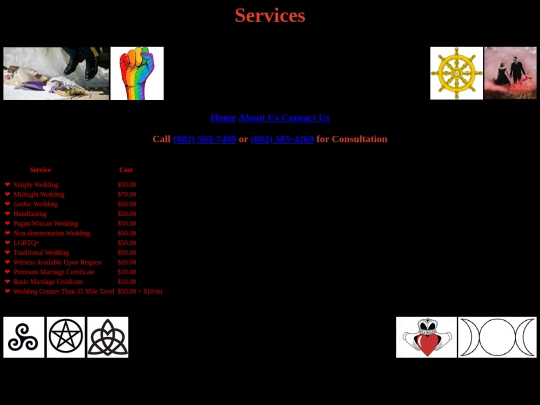services screenshot
