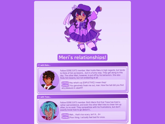 voicebanks/meri/relationships screenshot
