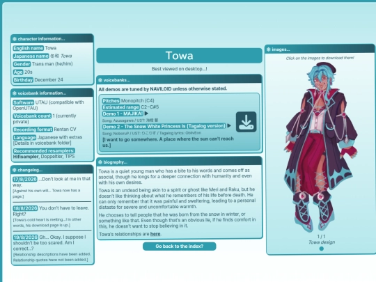 voicebanks/towa screenshot