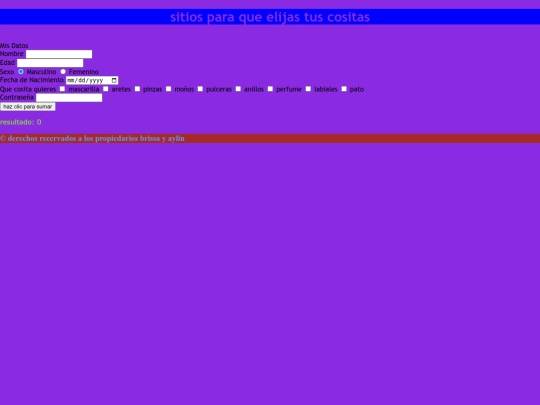 pagina2/index html/comprar screenshot