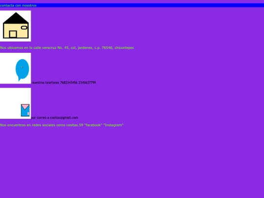 pagina2/index html/contactos screenshot