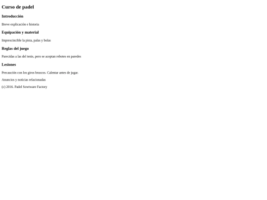 index screenshot