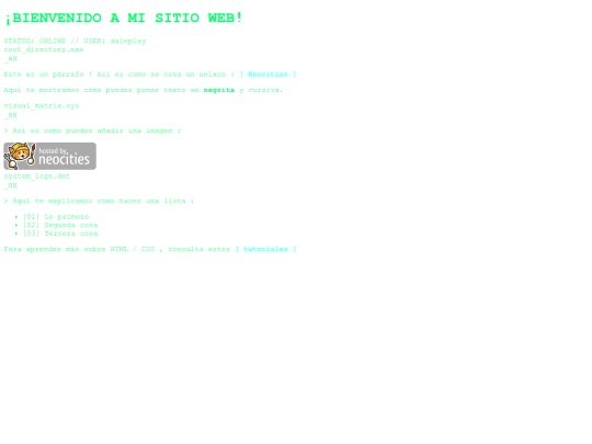 index screenshot