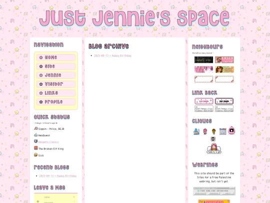 archive/blog screenshot