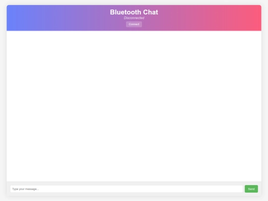 BluetoothChat screenshot