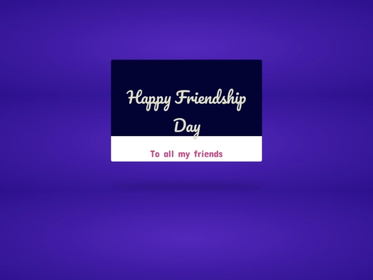 Friendship Day/HappyFriend screenshot